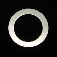 Metal Stamping Blanks Sterling Silver Washer, 22mm (.87") with 16mm (.63") ID, 24g